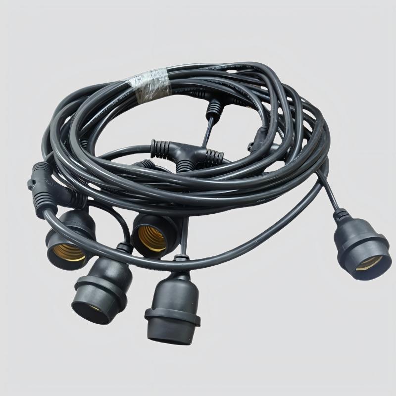 Cable Waterproof Tee-junction Lampholder Connector Line